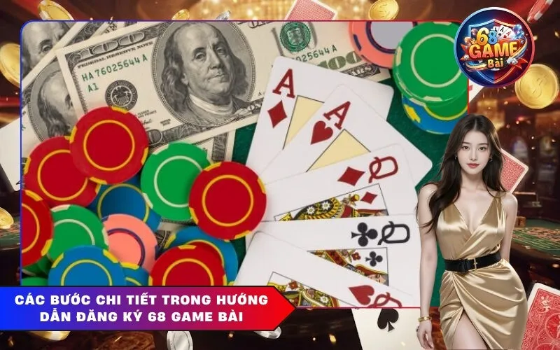 Các bước chi tiết trong Hướng Dẫn Đăng Ký 68 Game Bài