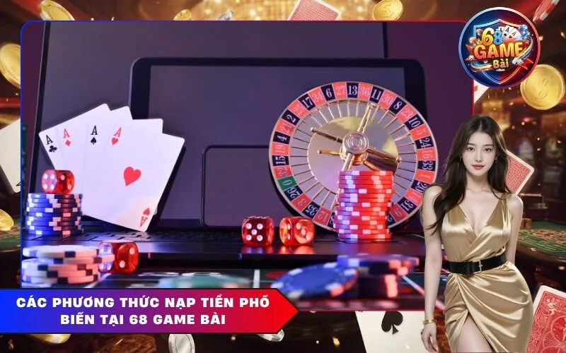 Các phương thức nạp tiền phổ biến tại 68 Game Bài