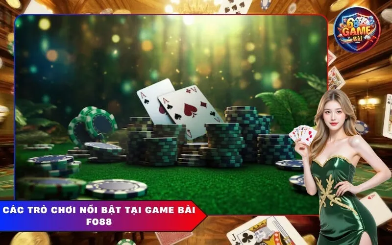 Các trò chơi nổi bật tại Game Bài Fo88