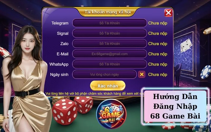 Hướng Dẫn Đăng Nhập 68 Game Bài