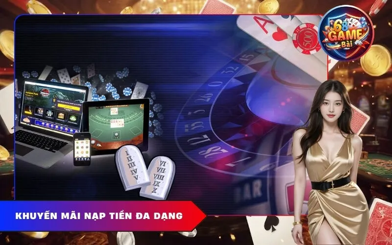 Khuyến mãi nạp tiền đa dạng